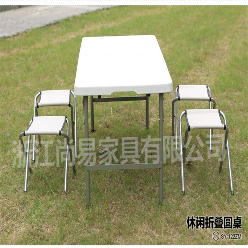 122*61*60cm Portable Folding Table