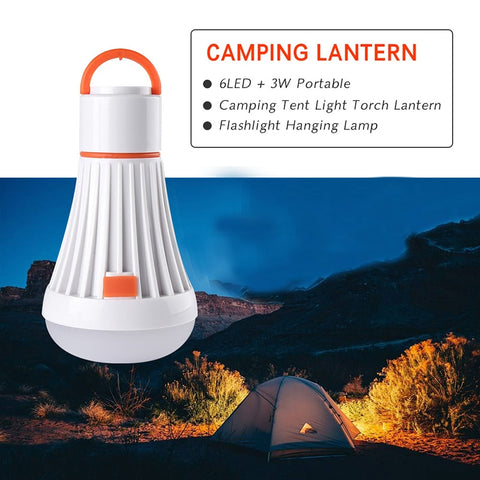 Retro Oil Lamp Tent Camping LED Light